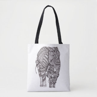 Elefant-Liebe-Taschen-Tasche