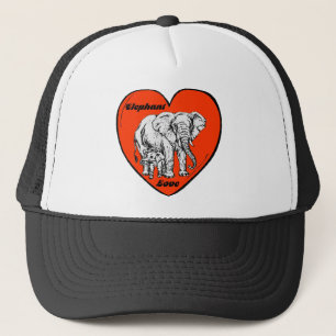 Elefant-Liebehut Truckerkappe