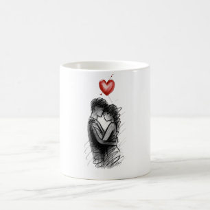 Elefant Liebespaar Süßes Hochzeitspartyggeschenk Kaffeetasse