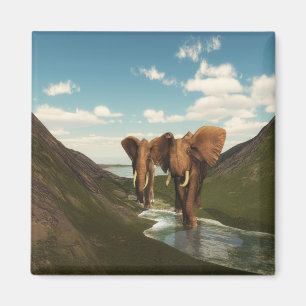 Elefant Magnet