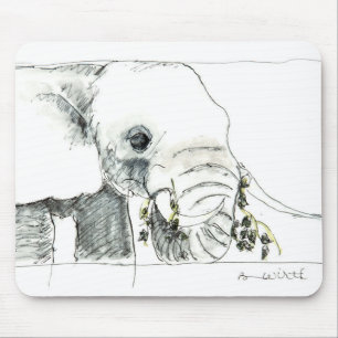 Elefant-Mausunterlage Mousepad