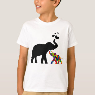 Elefant mit Babyautismus-Shirt T-Shirt
