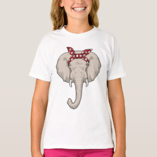 Elefant mit Bandana T-Shirt