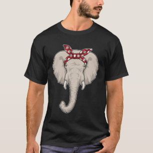 Elefant mit Bandana T-Shirt