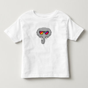 Elefant mit Sonnenbrille Kleinkind T-shirt