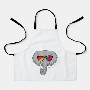 Elefant mit Sonnenbrille Schürze
