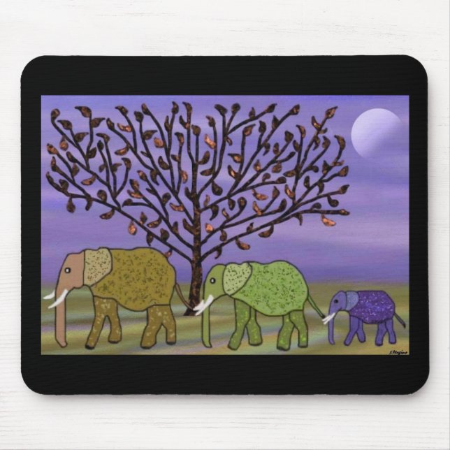 Elefant-Mond Mousepad (Vorne)