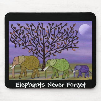 Elefant-Mond Mousepad