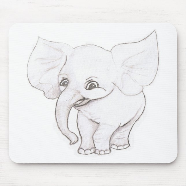 Elefant Mousepad (Vorne)