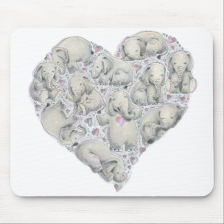 Elefant Mousepad durch Cynthia Narcisi