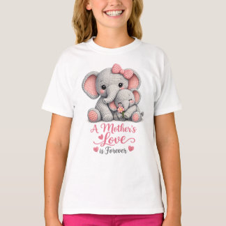 Elefant-Mutter-Kunst zum Muttertag_ Muttertags-Spe T-Shirt