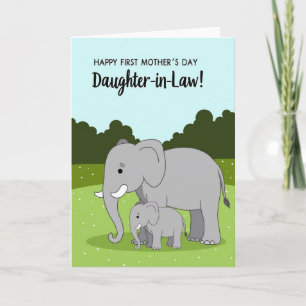 Elefant Muttertag Tochter Karte