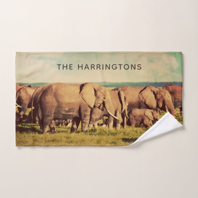 Elefant-Name-Handtuch Handtuch (Handtuch)