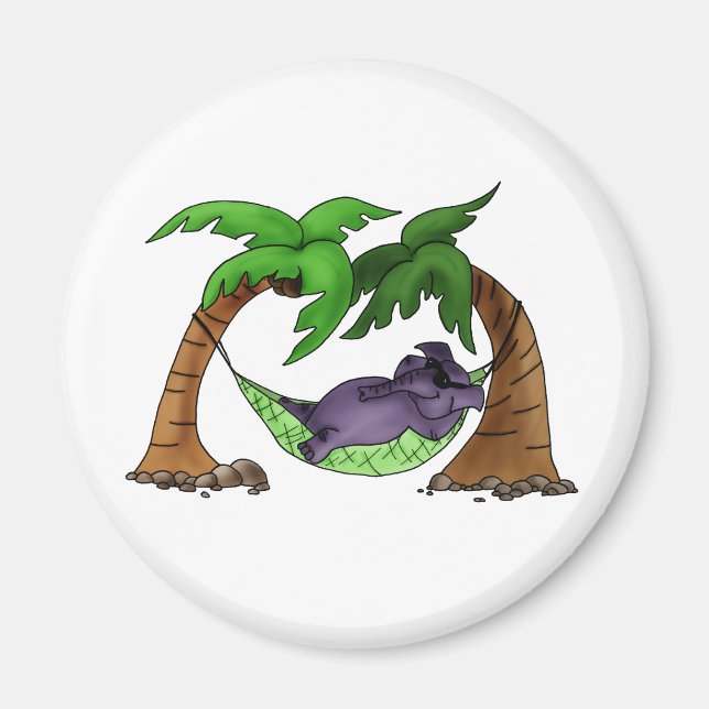 Elefant nimmt die Sonne Magnet (Vorne)