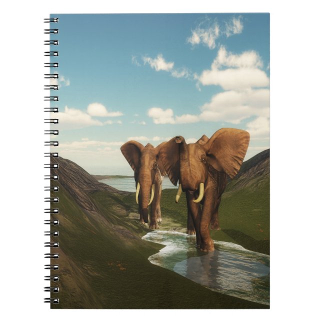 Elefant Notizblock (Vorderseite)