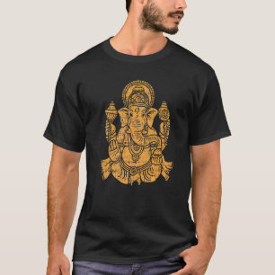 Elefant Om Yoga Ganesha Indischer Gott Ganesh Chat T-Shirt