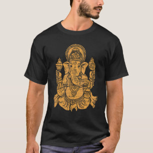 Elefant Om Yoga Ganesha Indischer Gott Ganesh Chat T-Shirt