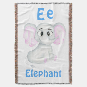 Elefant personalisieren ABC: Buchstabe E - Ihren N Decke