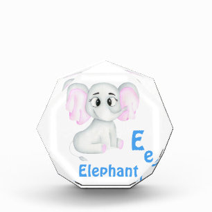 Elefant personalisieren ABC: Buchstabe E - Ihren N Fotoblock