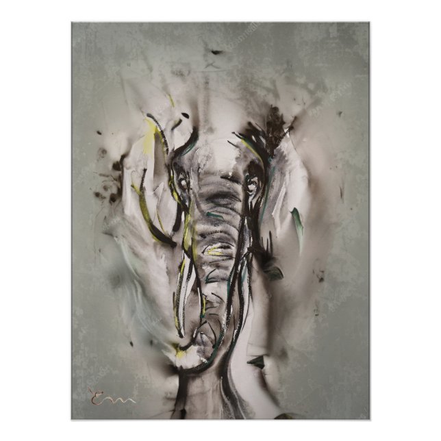 Elefant Poster (Vorderseite)