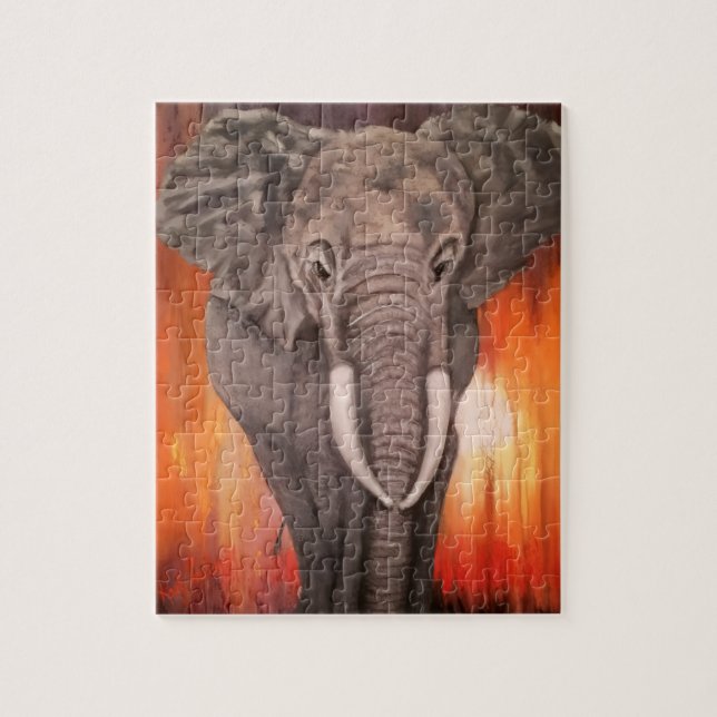 Elefant Puzzle (Vertikal)