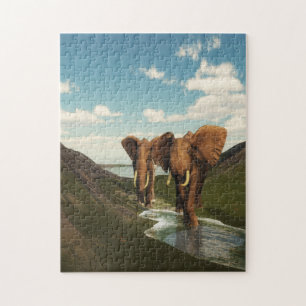 Elefant Puzzle