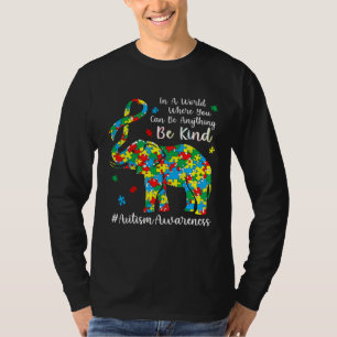 Elefant-Puzzleteil-Autismus-Bewusstseinsmonat für  T-Shirt