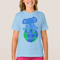 Elefant retten die Erde