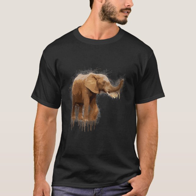 Elefant Rettete die Tiere 9 T-Shirt (Vorderseite)