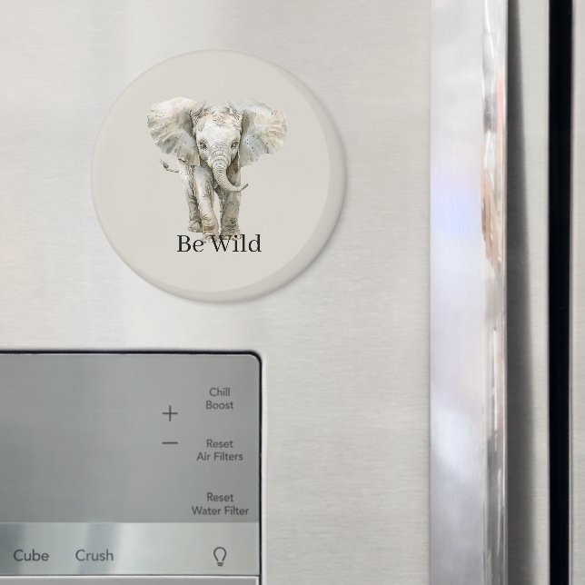 Elefant Safari-Tier   Magnet (In Situ (Kühlschrank))