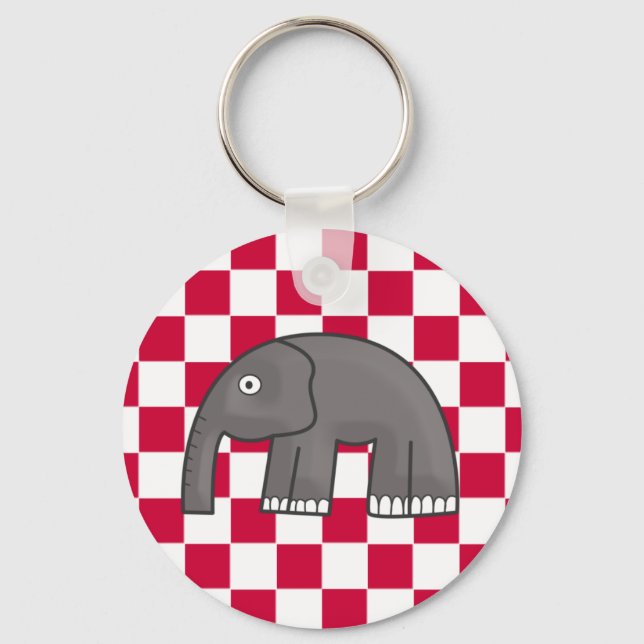 Elefant Schlüsselanhänger (Vorderseite)