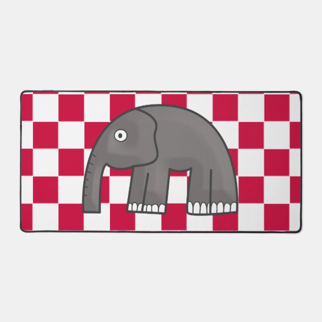 Elefant Schreibtischunterlage (Vorderseite)