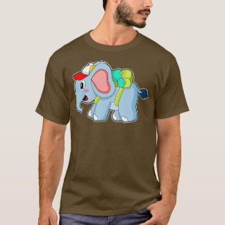 Elefant Schulranzen T-Shirt