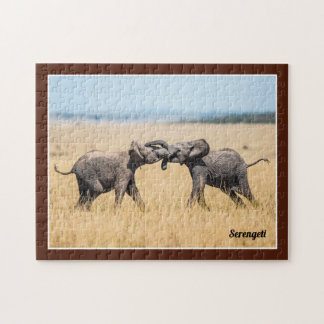 Elefant Serengeti Afrika Savanne Wildtiere Puzzle