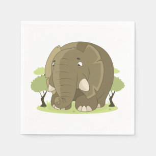 Elefant Serviette