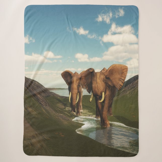 Elefant Sherpadecke (Vorderseite)