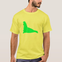Elefant Siegel Shirt Minze Grün