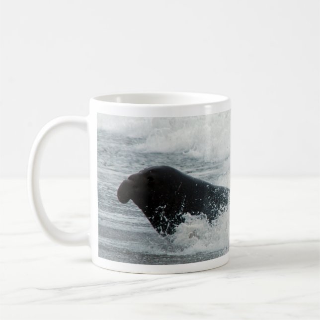 Elefant-Siegelsurfer-Tasse Tasse (Links)