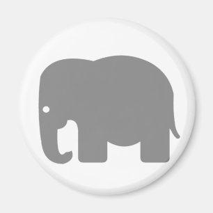 Elefant-Silhouette Magnet