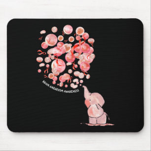 Elefant sprengt Burgunderballons Gehirnaneurysma Mousepad