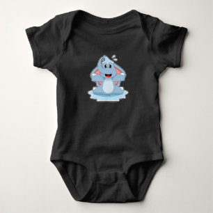 Elefant spritzt Wasser Baby Strampler
