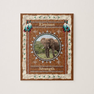Elefant Stärke Energie Puzzle