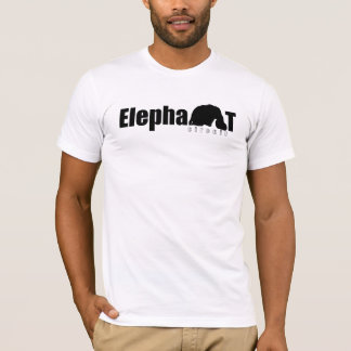Elefant-Stromkreis-Logo-Männer T-Shirt
