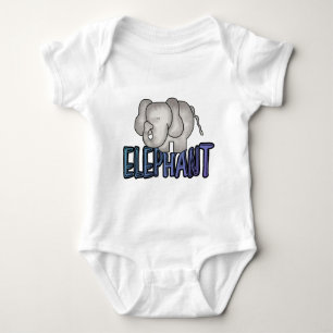 Elefant-T-Shirts und Geschenke Baby Strampler