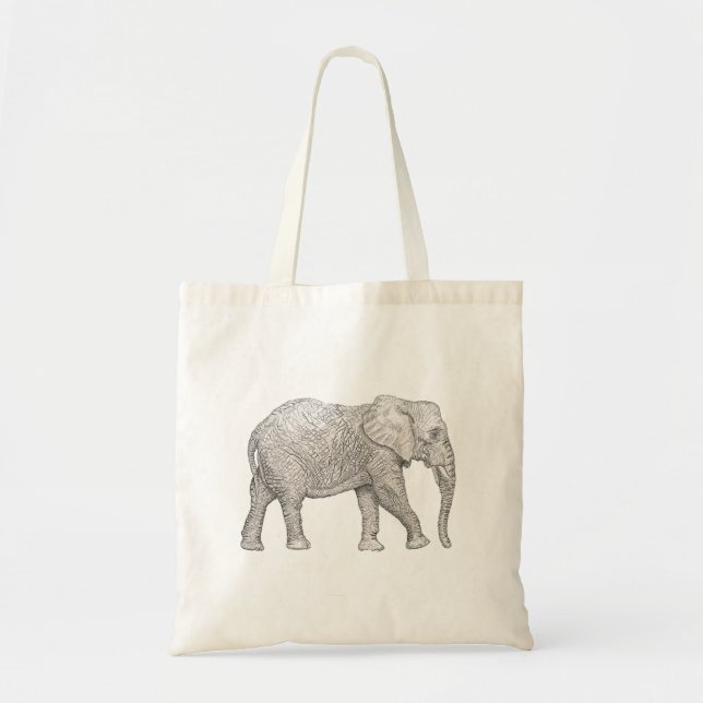 Elefant-Tasche Tragetasche (Vorne)