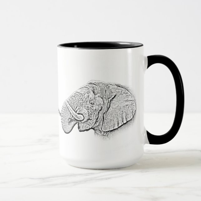 Elefant-Tasse - Afrika-Reihe Tasse (Rechts)