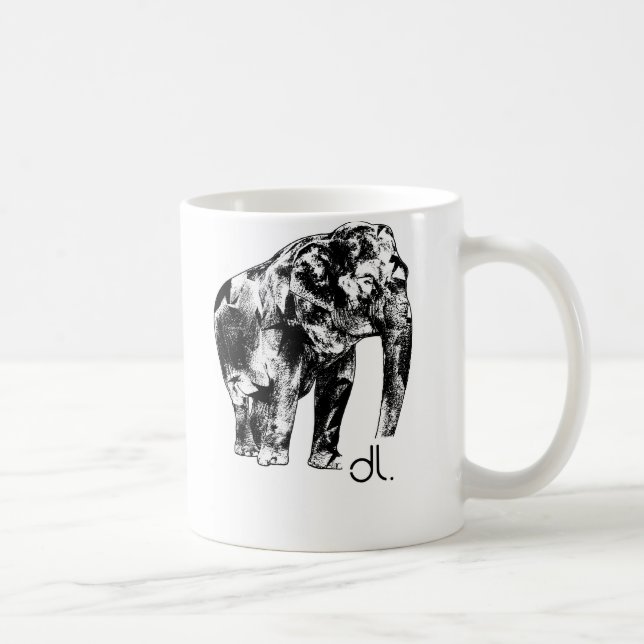 Elefant-Tasse Kaffeetasse (Rechts)