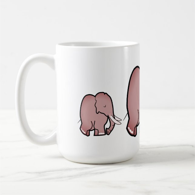 Elefant-Tasse Kaffeetasse (Links)