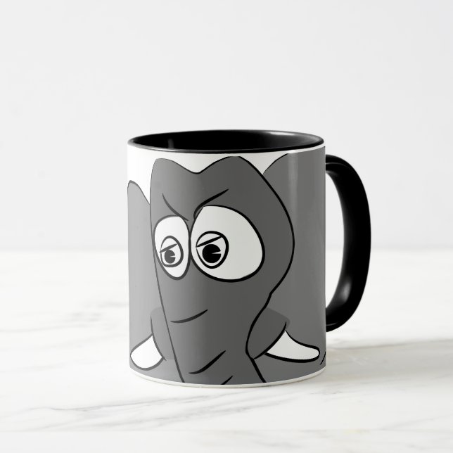 Elefant-Tasse Kaffeetasse (VorderseiteRechts)