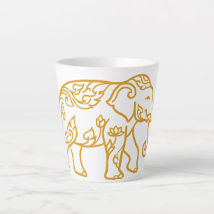 Elefant thailändischer Stil als Geschenk für dich. Milchtasse
